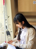 Love media No.005 JK uniform high school little sister, cotton stockings and silk stockings(5)